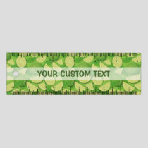 Lime Background Ruler