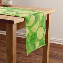 Lime Background Short Table Runner