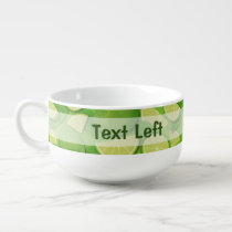Lime Background Soup Mug