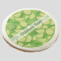 Lime Background Sugar Cookie