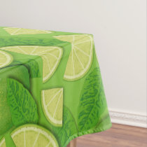 Lime Background Tablecloth