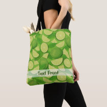 Lime Background Tote Bag