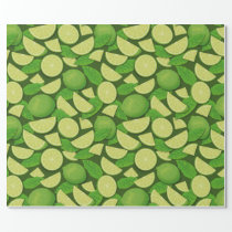 Lime Background Wrapping Paper
