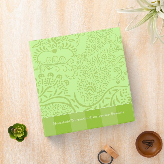 Lime Binder With Stripes (In Situ)