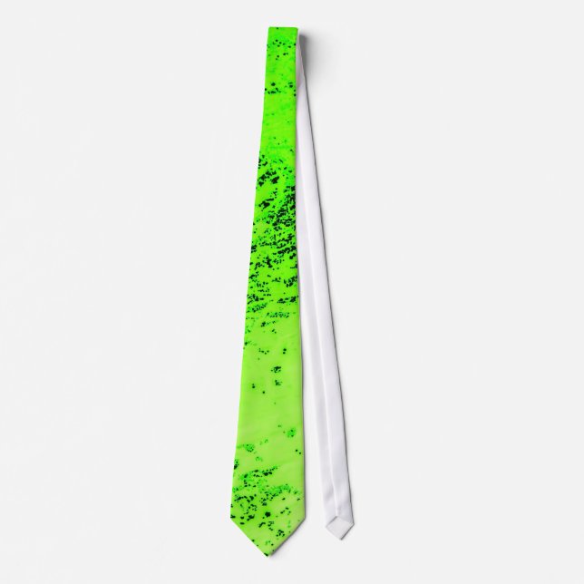 Lime Black Neck Tie (Front)