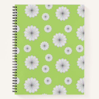 Lime Bloom Dream Notebook