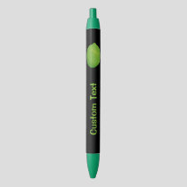 Lime Blue Ink Pen