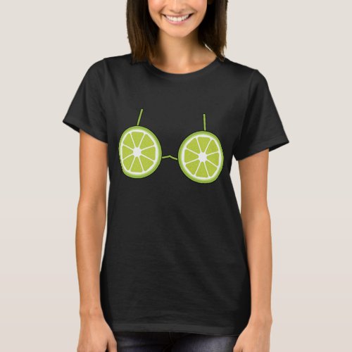 Lime Bra Costume Cute Easy Fruit Halloween Gift T_Shirt