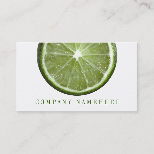 Lime Business Card (Front)