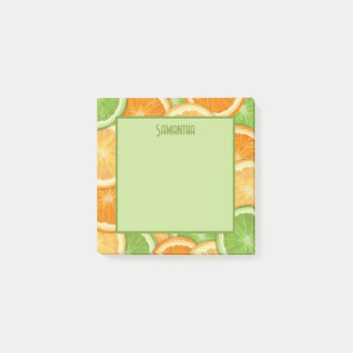 Lime Center Lemon Orange Citrus Post-it Notes