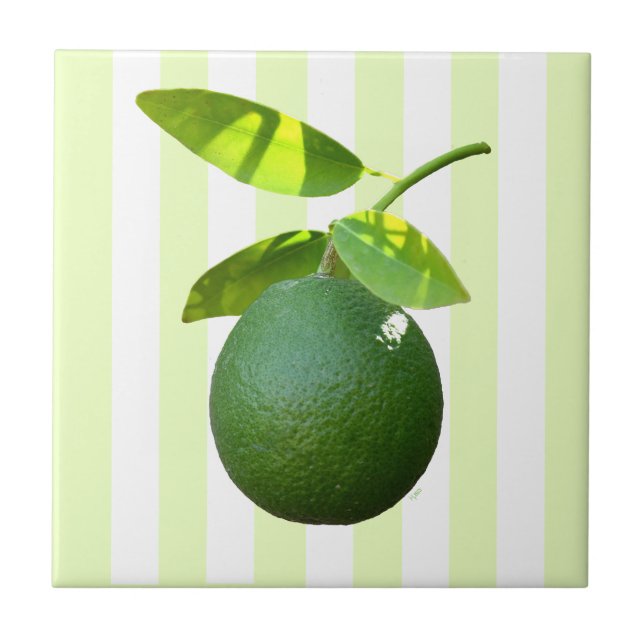 Lime Ceramic Tile (Front)