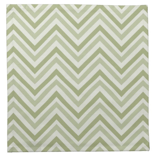 Lime Chevron Napkin (Front)