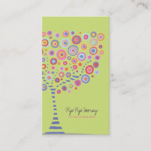Lime Chocolate Tree Online Store Business Card