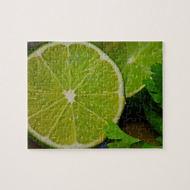 Lime & Cilantro - 8x10 - 110 pc Jigsaw Puzzle (Horizontal)