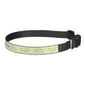 Lime Citrus Fruit Slices With Custom Pet Name Pet Collar (Right)