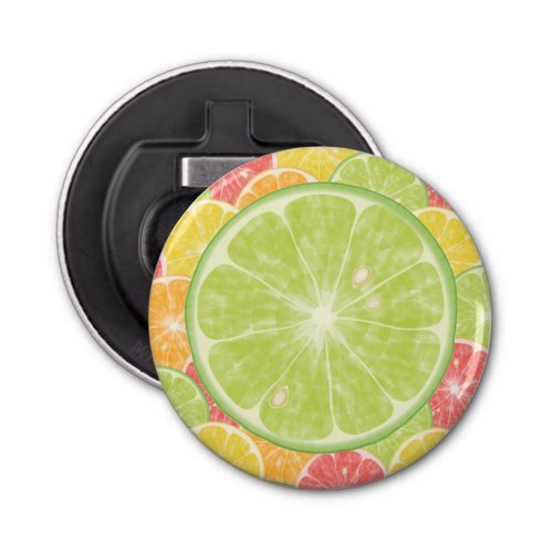 Lime Citrus Slices Bottle Opener