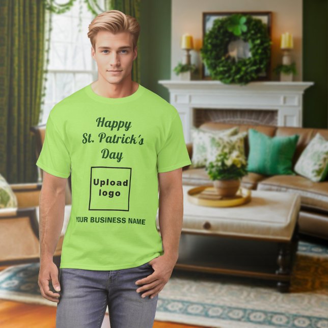 Lime Color St. Patrick's Day Business T-Shirt (Lime color St. Patrick's Day business t-Shirt)