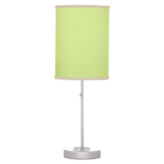 Lime Colored Lamp with Khaki Trims