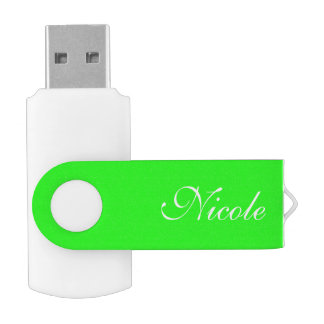 LIME Customized Name Flash Drive