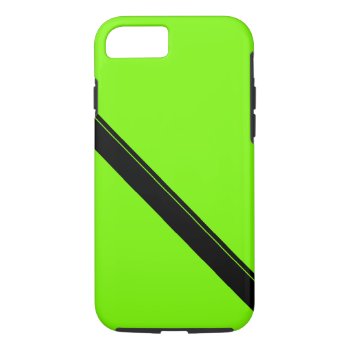 Lime Dayglow Brights Black Sporty Cricketdiane Iphone 8/7 Case by CricketDiane at Zazzle