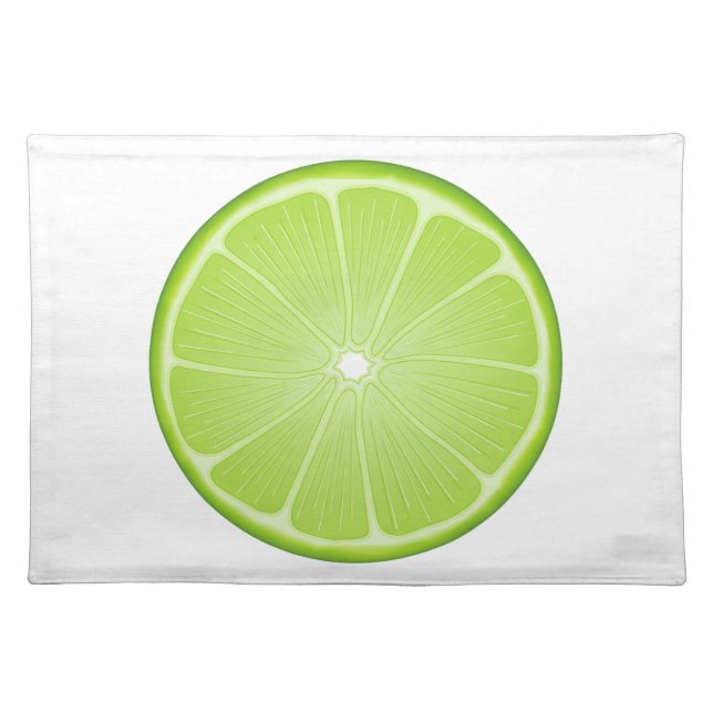 Lime Delight: Colorful Table  Placemat (Front)