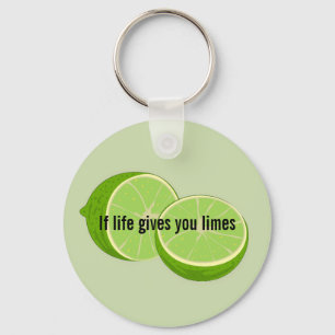 Lime Design Keychain