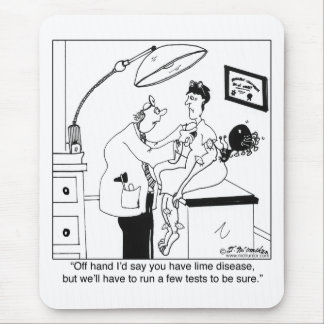 Lime Disease Mouse Pad