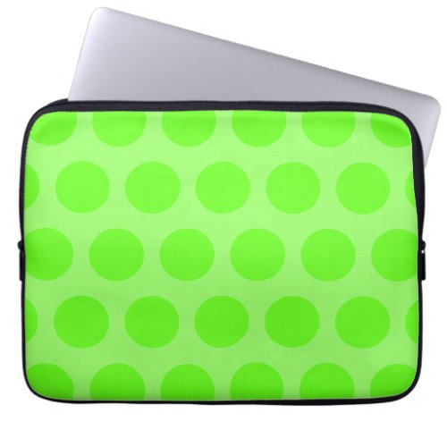 Lime Dots Laptop Sleeve