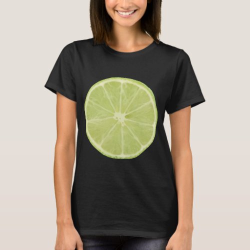 Lime Easy Funny Matching Halloween Costume Fruits  T_Shirt