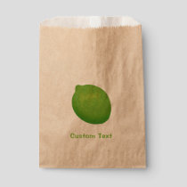 Lime Favor Bag