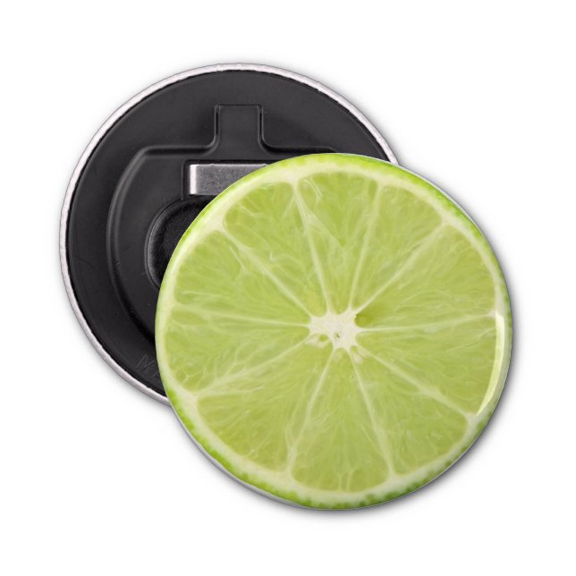 Lime Fruit Fresh Slice Bottle Opener (Front)