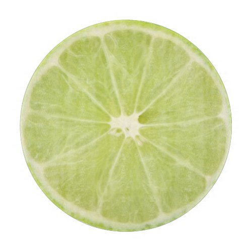 Lime Fruit Fresh Slice Cutting Board