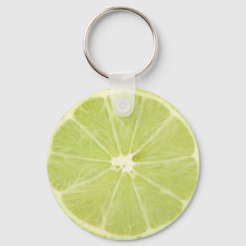 Lime Fruit Fresh Slice Keychain