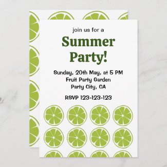 Lime Fruit Green Lime Summer Party