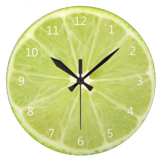 Lime Green Wall Clocks | Zazzle