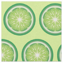 Lime Fruit Slices Pattern