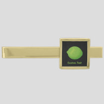 Lime Gold Finish Tie Bar