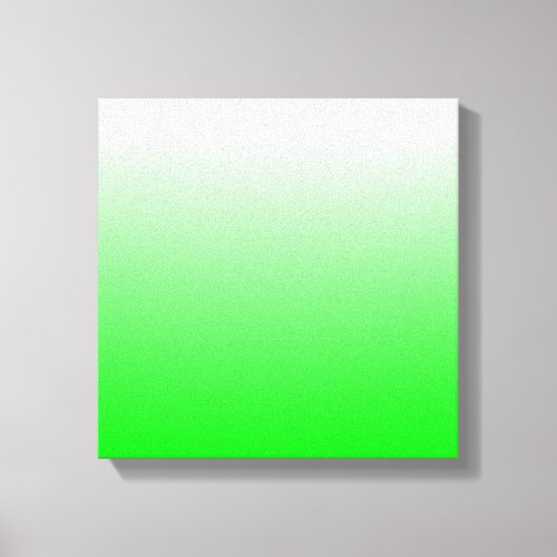 Lime Gradient Canvas Print