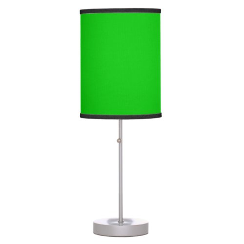 Lime green 00cc00 table lamp