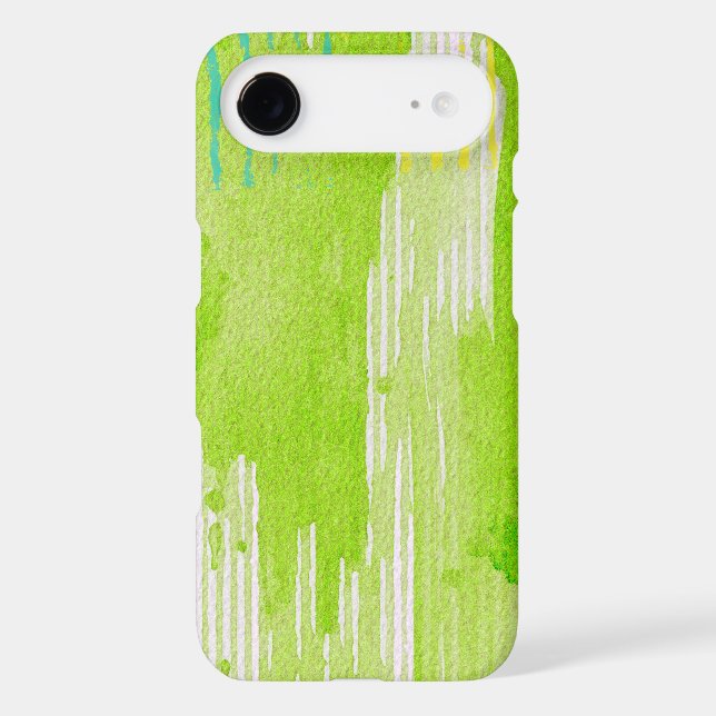 lime green abstract art Case-Mate iPhone case (Back)