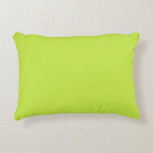 Lime Green Accent Pillow 16" x 12"