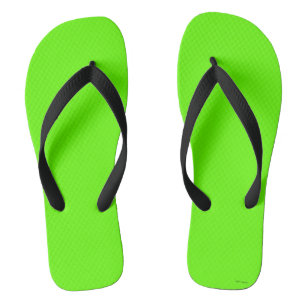 LIME GREEN Adult Thongs Flip Flops Shower Beach