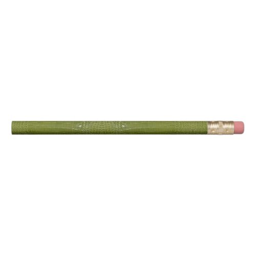 Lime Green Alligator Skin Pencil