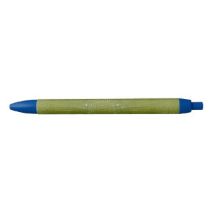 Lime Green Alligator Texture Print Pen