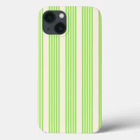 Lime green and beige five stripes pattern