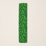 Lime Green and Black Leopard Print  Scarf<br><div class="desc">🥇AN ORIGINAL COPYRIGHT DESIGN by Donna Siegrist ONLY AVAILABLE ON ZAZZLE! Lime Green and Black Leopard Print. Available in several colors. ⭐99% of my designs in my store are done in layers. This makes it easy for you to resize and move the graphics and text around so that it will...</div>