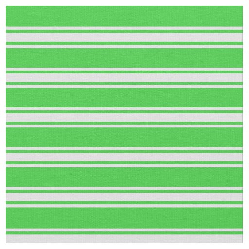 Lime Green and Lavender Colored Stripes Fabric