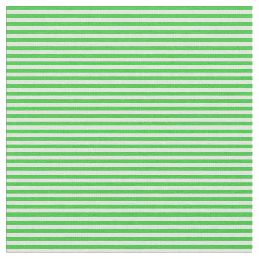 Lime Green and Light Cyan Colored Stripes Fabric