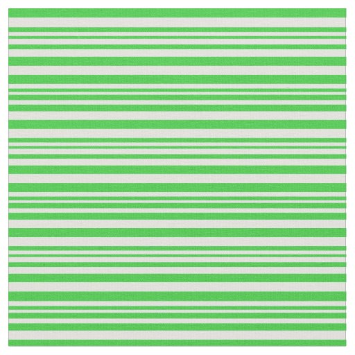Lime Green and Light Cyan Lines Pattern Fabric