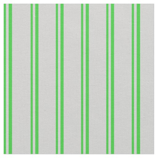 Lime Green and Light Grey Lines Pattern Fabric
